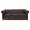 Soft leather Chesterfield sofa