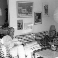 Furniture designer Arne Norell together with his wife Britta Norell